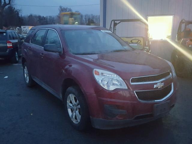 2CNFLCEW2A6274286 - 2010 CHEVROLET EQUINOX LS RED photo 1