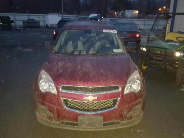 2CNFLCEW2A6274286 - 2010 CHEVROLET EQUINOX LS RED photo 9