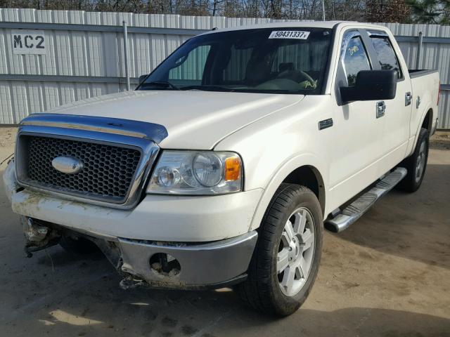 1FTPW14V28FB03132 - 2008 FORD F150 SUPER WHITE photo 2