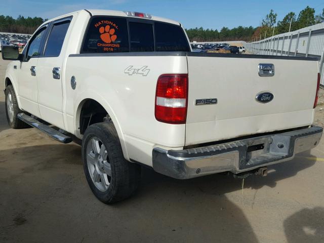 1FTPW14V28FB03132 - 2008 FORD F150 SUPER WHITE photo 3