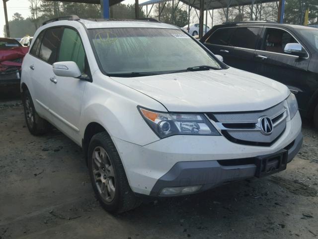 2HNYD28668H553670 - 2008 ACURA MDX TECHNO WHITE photo 1