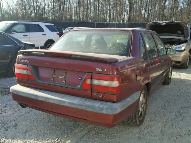 YV1LS5726T1312649 - 1996 VOLVO 850 MAROON photo 4