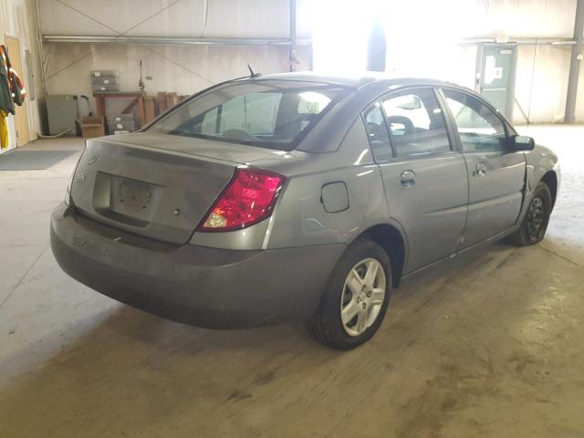1G8AJ55F36Z187129 - 2006 SATURN ION LEVEL GRAY photo 4