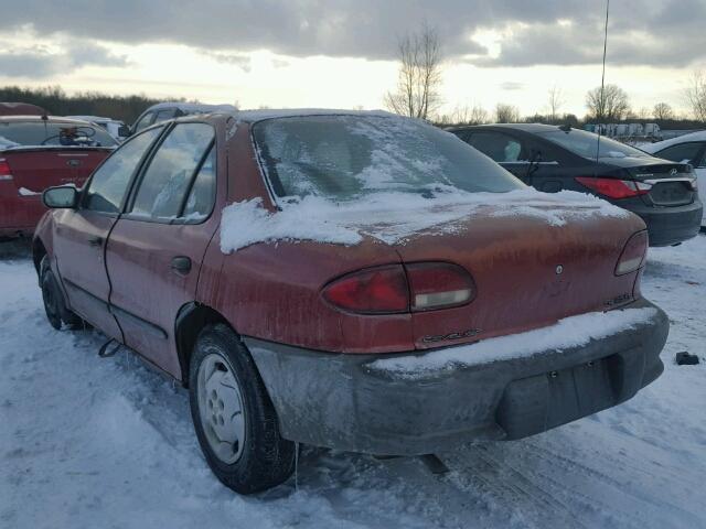 1G1JC5240T7247872 - 1996 CHEVROLET CAVALIER RED photo 3