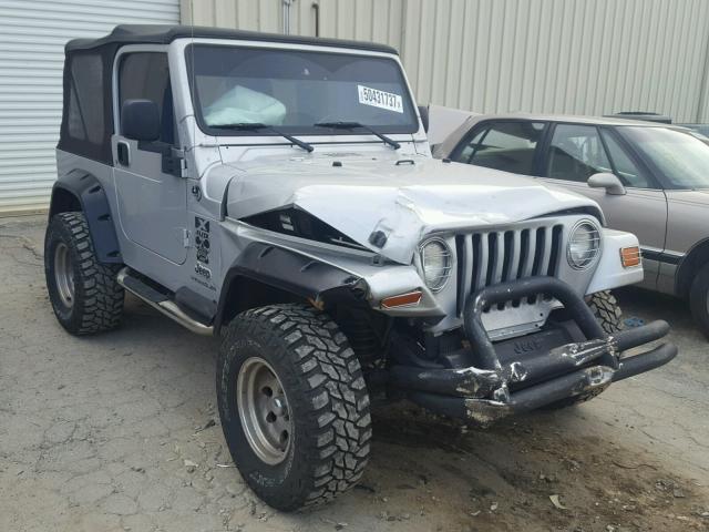 1J4FA39SX5P381295 - 2005 JEEP WRANGLER X SILVER photo 1