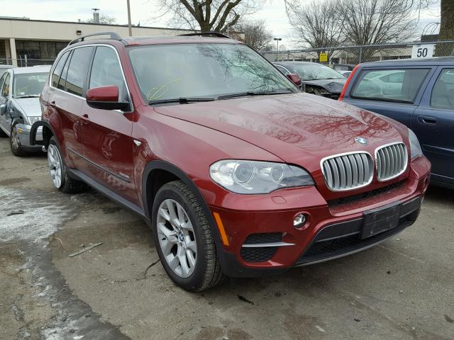 5UXZV4C58D0G54873 - 2013 BMW X5 XDRIVE3 BURGUNDY photo 1