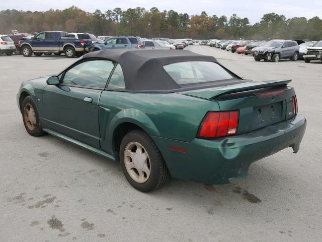 1FAFP4445YF287425 - 2000 FORD MUSTANG GREEN photo 3