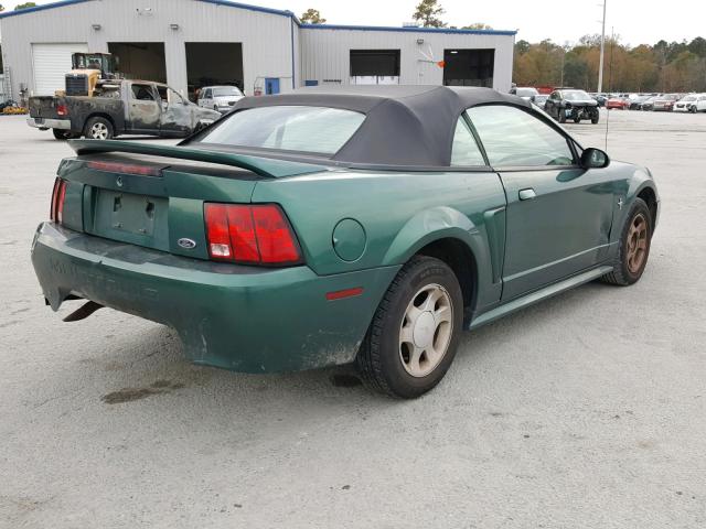 1FAFP4445YF287425 - 2000 FORD MUSTANG GREEN photo 4