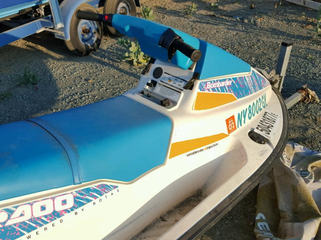 ZZN30156A393 - 1993 BOMBARDIER SEADOO WHITE photo 5