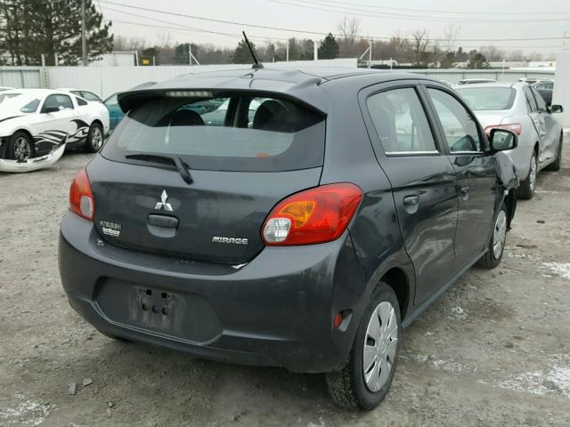 ML32A3HJ7FH007867 - 2015 MITSUBISHI MIRAGE DE GRAY photo 4