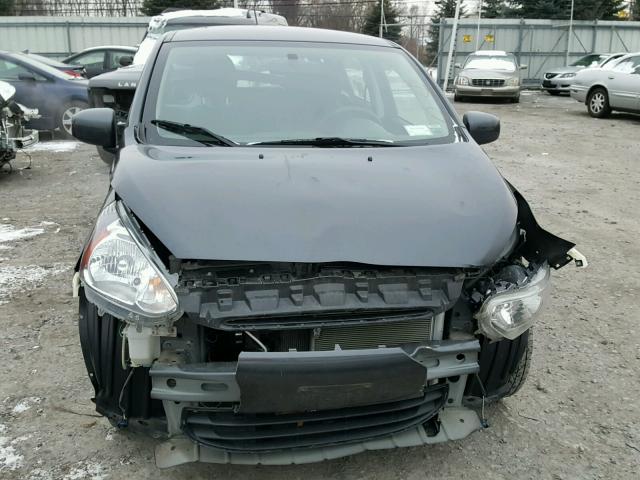 ML32A3HJ7FH007867 - 2015 MITSUBISHI MIRAGE DE GRAY photo 9