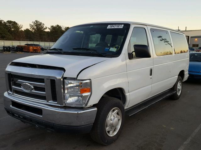 1FBNE31L98DA14523 - 2008 FORD ECONOLINE WHITE photo 2