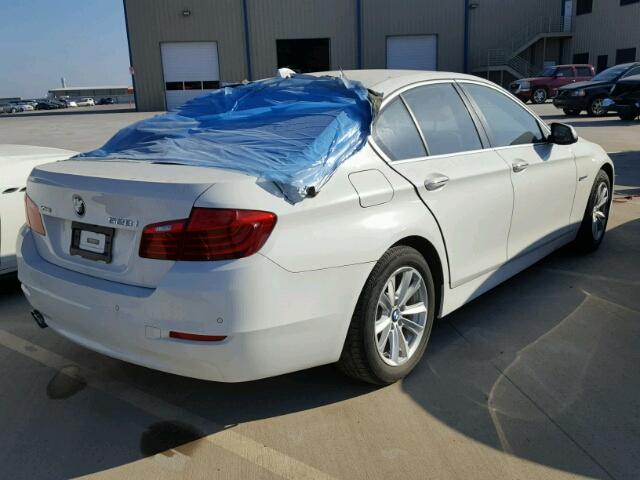 WBA5A7C50ED616670 - 2014 BMW 528 XI WHITE photo 4