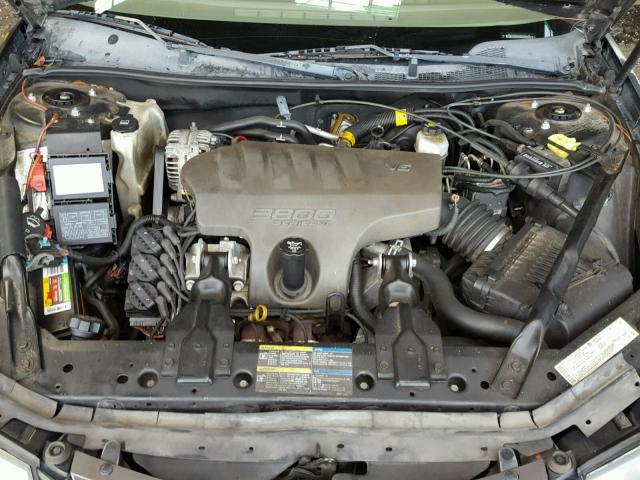 2G1WH52K259238257 - 2005 CHEVROLET IMPALA LS BLACK photo 7