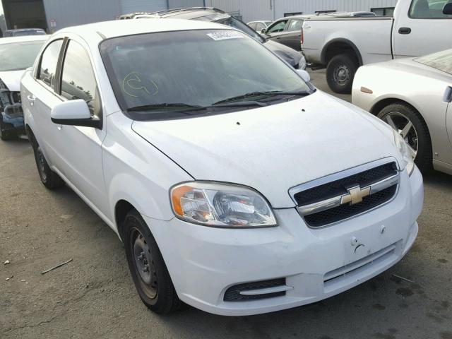 KL1TD5DEXBB121413 - 2011 CHEVROLET AVEO LS WHITE photo 1