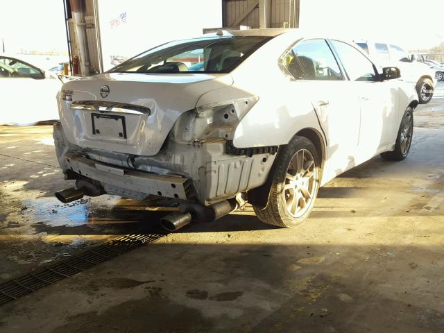 1N4AA5AP3BC850447 - 2011 NISSAN MAXIMA S WHITE photo 4