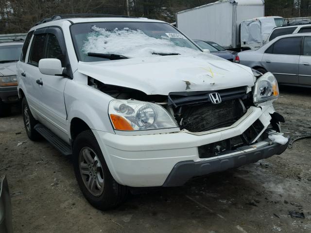 2HKYF18715H566235 - 2005 HONDA PILOT EXL WHITE photo 1