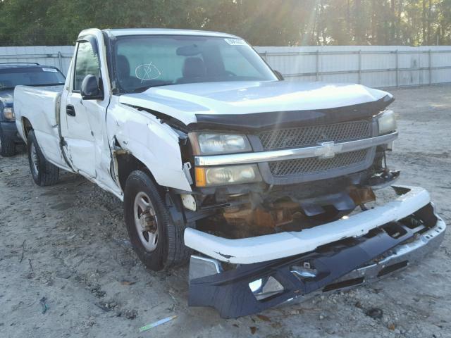 1GCEC14X24Z183235 - 2004 CHEVROLET SILVERADO WHITE photo 1