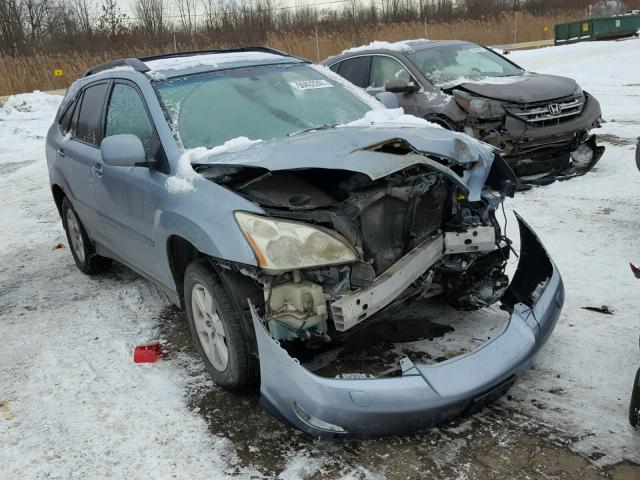 2T2HA31U94C028728 - 2004 LEXUS RX 330 BLUE photo 1