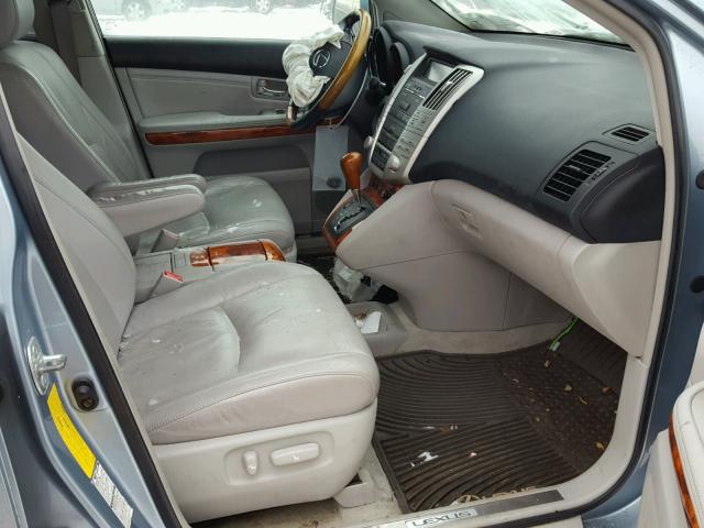 2T2HA31U94C028728 - 2004 LEXUS RX 330 BLUE photo 5