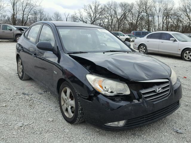 KMHDU46D57U227951 - 2007 HYUNDAI ELANTRA GL BLACK photo 1