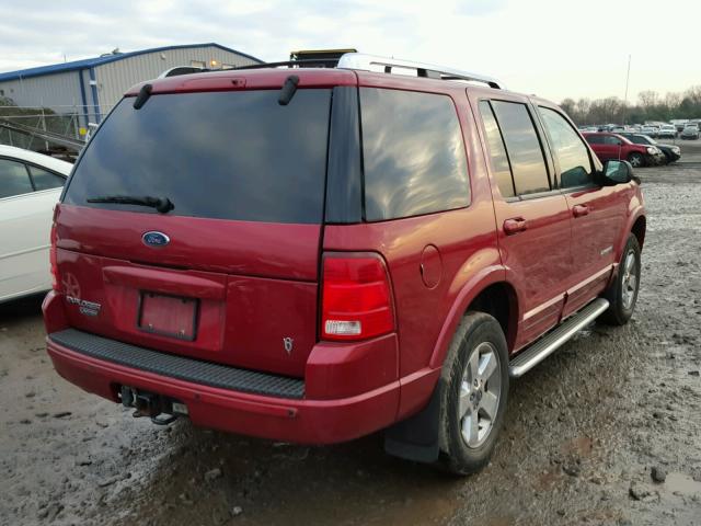 1FMDU75W94UB84280 - 2004 FORD EXPLORER L RED photo 4