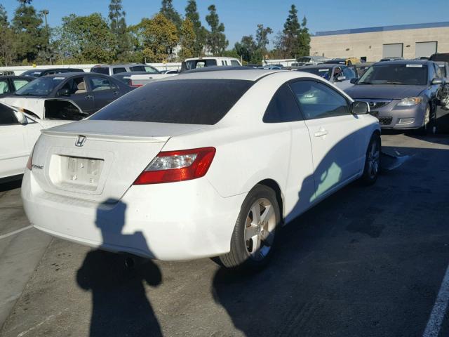 2HGFG12817H567050 - 2007 HONDA CIVIC EX WHITE photo 4