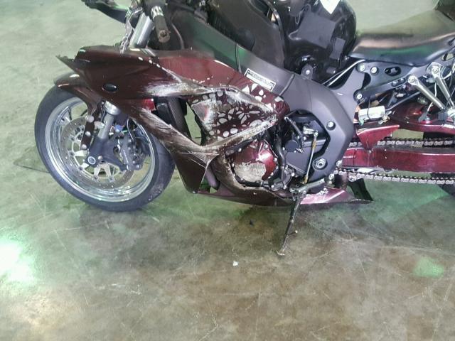 JH2SC57086M208879 - 2006 HONDA CBR1000 RR MAROON photo 9