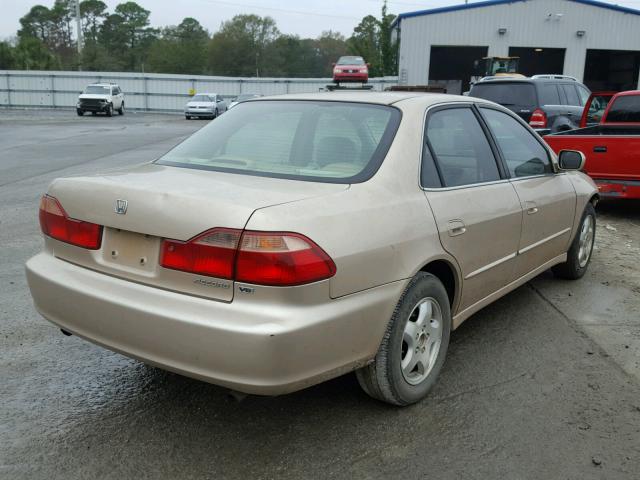 1HGCG1657YA053111 - 2000 HONDA ACCORD EX GOLD photo 4