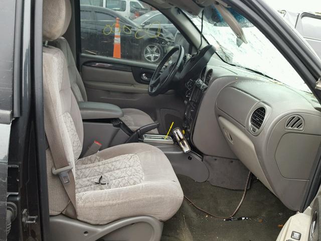 1GKDT13S542142628 - 2004 GMC ENVOY CHARCOAL photo 5