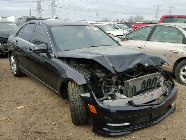 WDDGF8BB4BR157447 - 2011 MERCEDES-BENZ C 300 4MAT BLACK photo 1