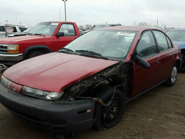 1G8ZG5283VZ124330 - 1997 SATURN SL1 RED photo 2