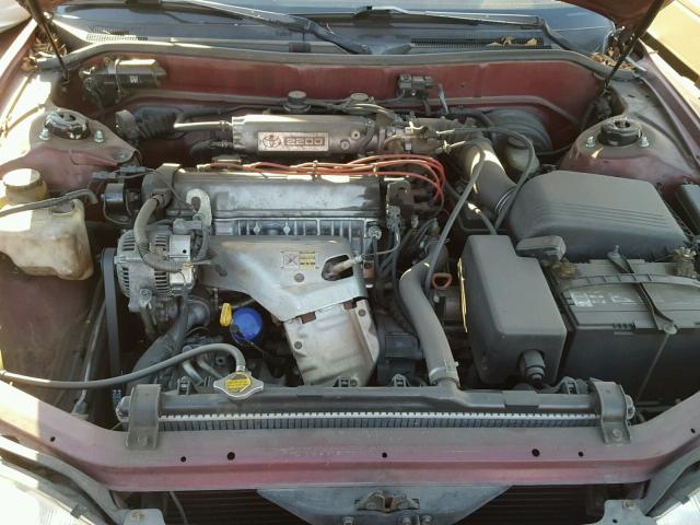 4T1SK12E8RU366131 - 1994 TOYOTA CAMRY LE BURGUNDY photo 7