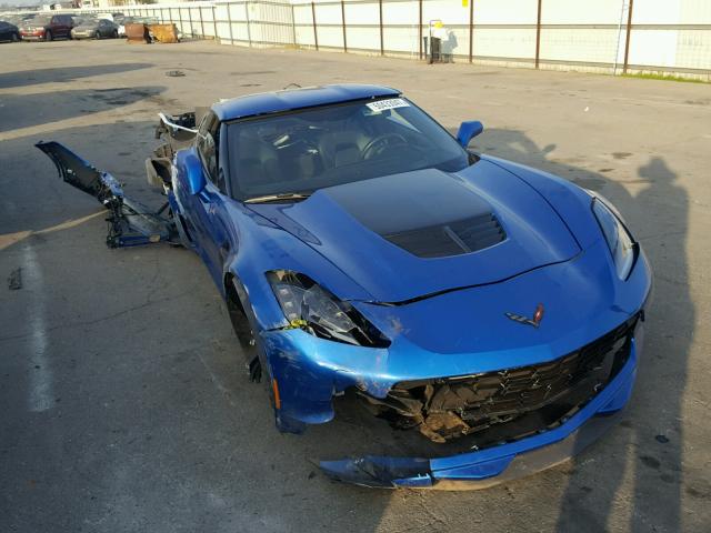 1G1YN2D6XF5600706 - 2015 CHEVROLET CORVETTE S BLUE photo 1