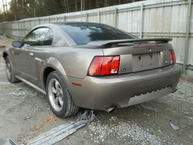 1FAFP42X22F201217 - 2002 FORD MUSTANG GT GOLD photo 3