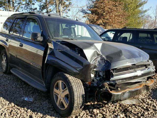 1GNDT13S842359898 - 2004 CHEVROLET TRAILBLAZE GRAY photo 1