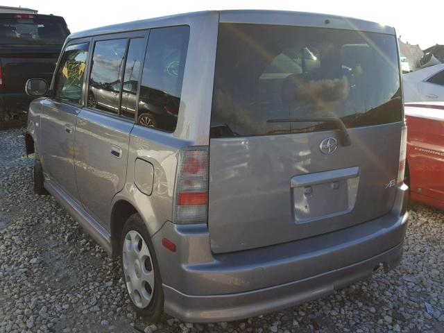 JTLKT324050220557 - 2005 TOYOTA SCION XB ვერცხლისფერი ფოტო 3
