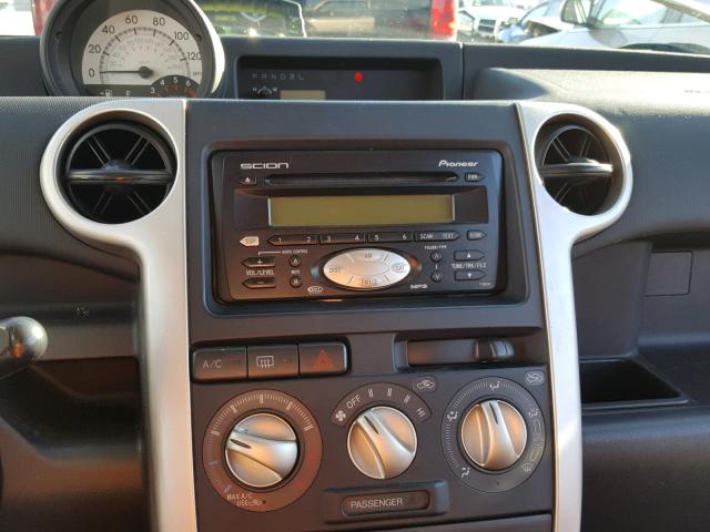 JTLKT324050220557 - 2005 TOYOTA SCION XB ვერცხლისფერი ფოტო 9