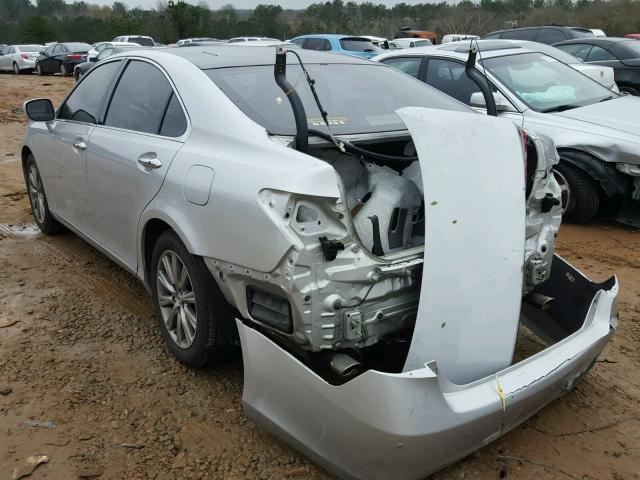 JTHBJ46G372000797 - 2007 LEXUS ES 350 SILVER photo 3