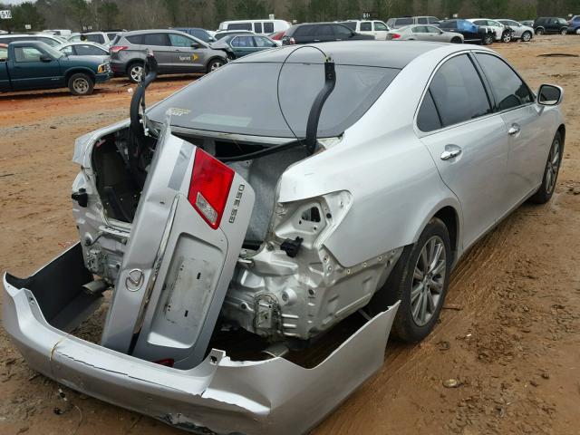 JTHBJ46G372000797 - 2007 LEXUS ES 350 SILVER photo 4