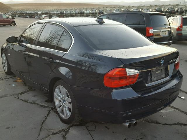 WBAVD33546KV67664 - 2006 BMW 330 XI BLACK photo 3