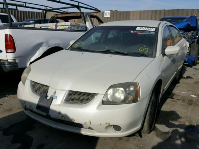 4A3AB36S86E035435 - 2006 MITSUBISHI GALANT LS WHITE photo 2