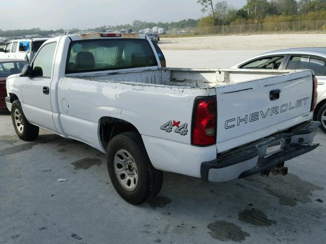 3GCEK14V36G151690 - 2006 CHEVROLET SILVERADO WHITE photo 3