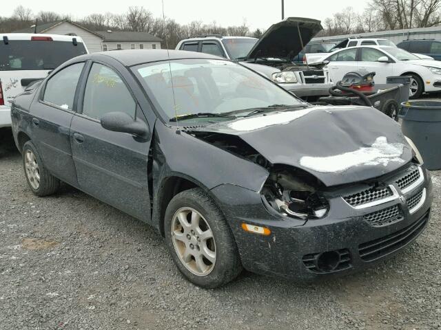 1B3ES56CX5D256940 - 2005 DODGE NEON SXT BLACK photo 1