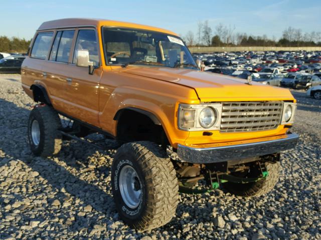 HJ61003794 - 1986 TOYOTA LANDCRUISE ORANGE photo 1