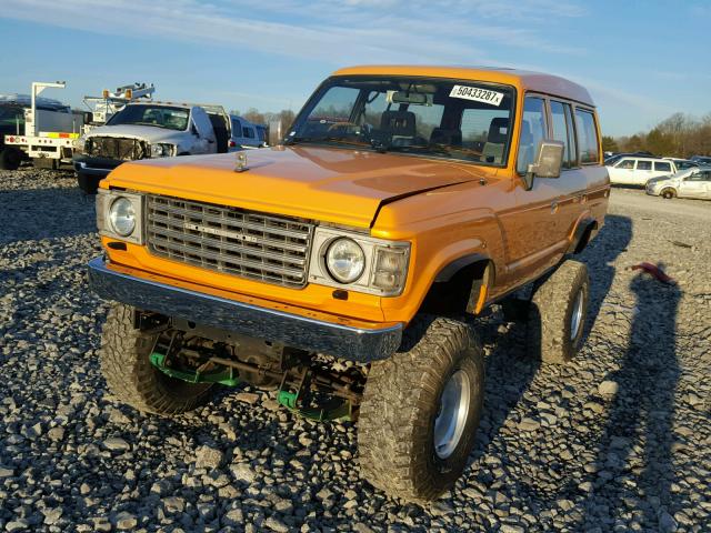 HJ61003794 - 1986 TOYOTA LANDCRUISE ORANGE photo 2