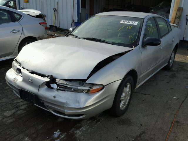 1G3NL52F34C183281 - 2004 OLDSMOBILE ALERO GL SILVER photo 2