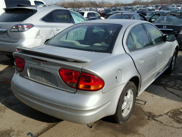 1G3NL52F34C183281 - 2004 OLDSMOBILE ALERO GL SILVER photo 4