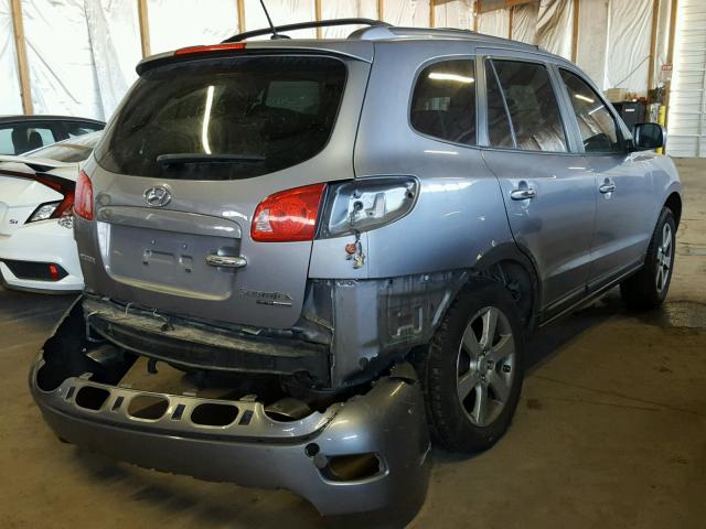 5NMSH73E27H110110 - 2007 HYUNDAI SANTA FE S SILVER photo 4