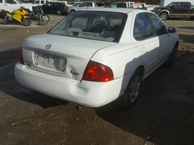 3N1CB51D84L844353 - 2004 NISSAN SENTRA 1.8 WHITE photo 4